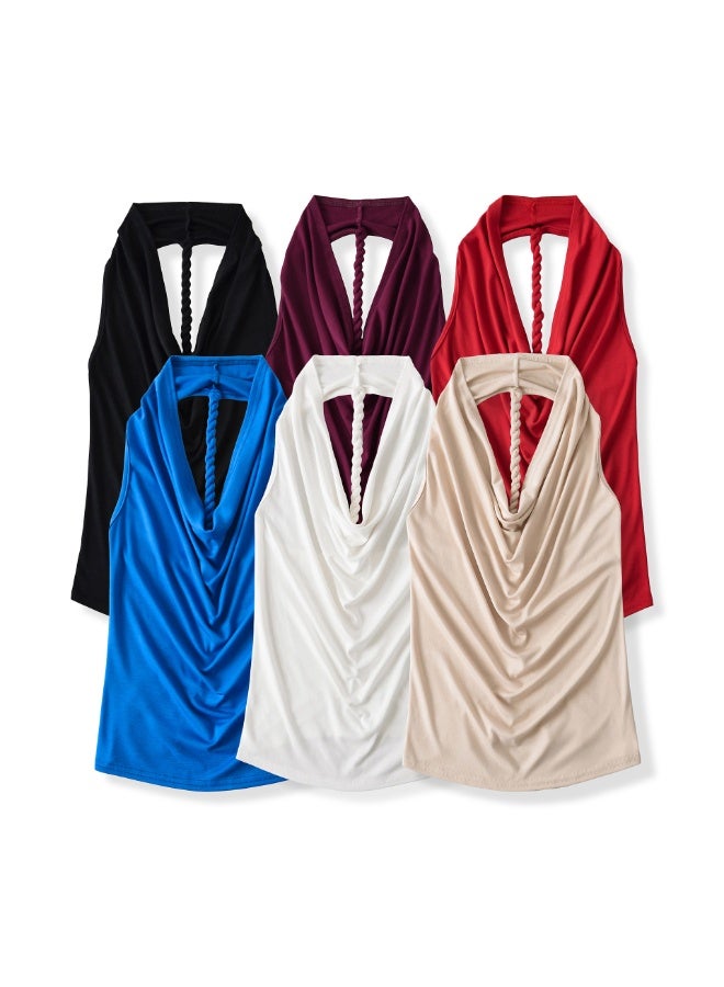 KUYING New Comfortable Skin Friendly Breathable And Slim Fit Vest Set Of 6  - Image 1