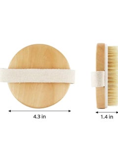 ORiTi Body Brush for Wet or Dry Brushing - Gentle Exfoliating for Softer, Glowing Skin  - Image 3