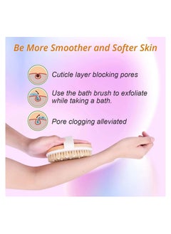 ORiTi Body Brush for Wet or Dry Brushing - Gentle Exfoliating for Softer, Glowing Skin  - Image 4