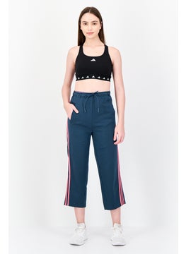 Adidas Women Sportswear Fit Brand Logo Training Track Pants, Green  - Image 4