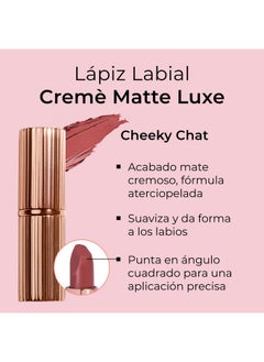 MCoBeauty MCoBeauty Matte Luxe Lipstick, Cheeky Chat, Velvety Matte Finish for Bold Lips, Vegan, Cruelty Free Cosmetics  - Image 2