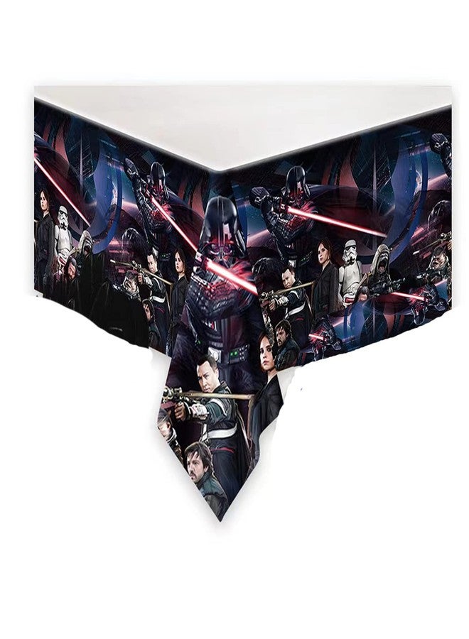 Omto 41Pack Star War Party Supplies include 20 plates, 20 napkins 1 Tablecloth for Star War birthday party decoration - Image 4