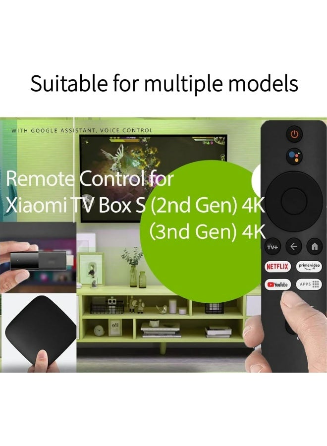 Apluynm Remote Control for Xiaomi Mi TV Box S 3nd Gen,for S 2nd Gen 4,Replacement Remote Control for Xiaomi Mi TV Stick with Bluetooth and Voice Control - Image 5