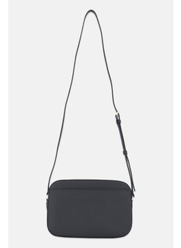 Michael Kors Women Hardware Logo Cross Body Bag 17 H x 25 L x 5,5 W cm, Black  - Image 3