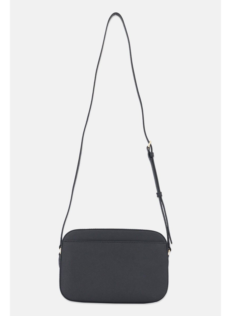 Michael Kors Women Hardware Logo Cross Body Bag 17 H x 25 L x 5,5 W cm, Black  - Image 3