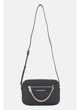 Michael Kors Women Hardware Logo Cross Body Bag 17 H x 25 L x 5,5 W cm, Black  - Image 1