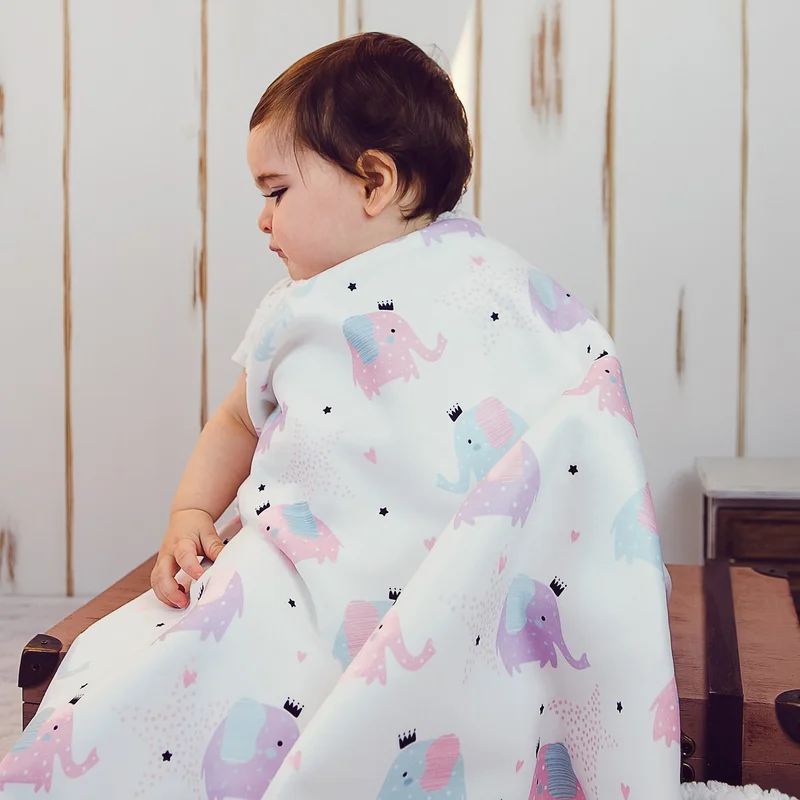 Hamur Fluffy Baby Blanket Mother Baby Newborn 80x100 Cm Elephant