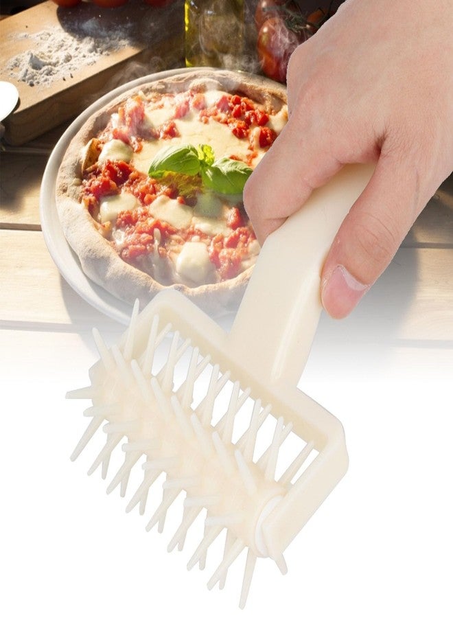HAOHIZE Pizza Dough Docker, Pizza Docking Tool DIY Plastic Pizza Cookies Dough Roller Pastry Pie Needle Wheels Cutter Cake Bread Hole Punch Baking Tools - Image 5