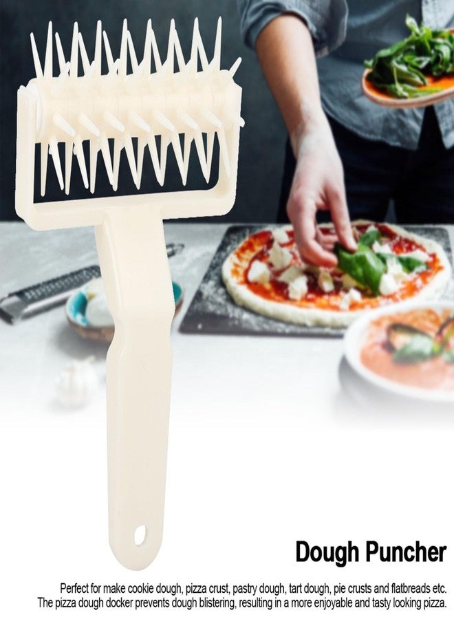 HAOHIZE Pizza Dough Docker, Pizza Docking Tool DIY Plastic Pizza Cookies Dough Roller Pastry Pie Needle Wheels Cutter Cake Bread Hole Punch Baking Tools - Image 3