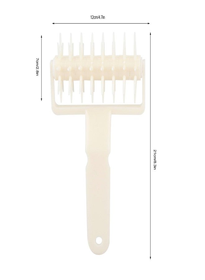HAOHIZE Pizza Dough Docker, Pizza Docking Tool DIY Plastic Pizza Cookies Dough Roller Pastry Pie Needle Wheels Cutter Cake Bread Hole Punch Baking Tools - Image 2
