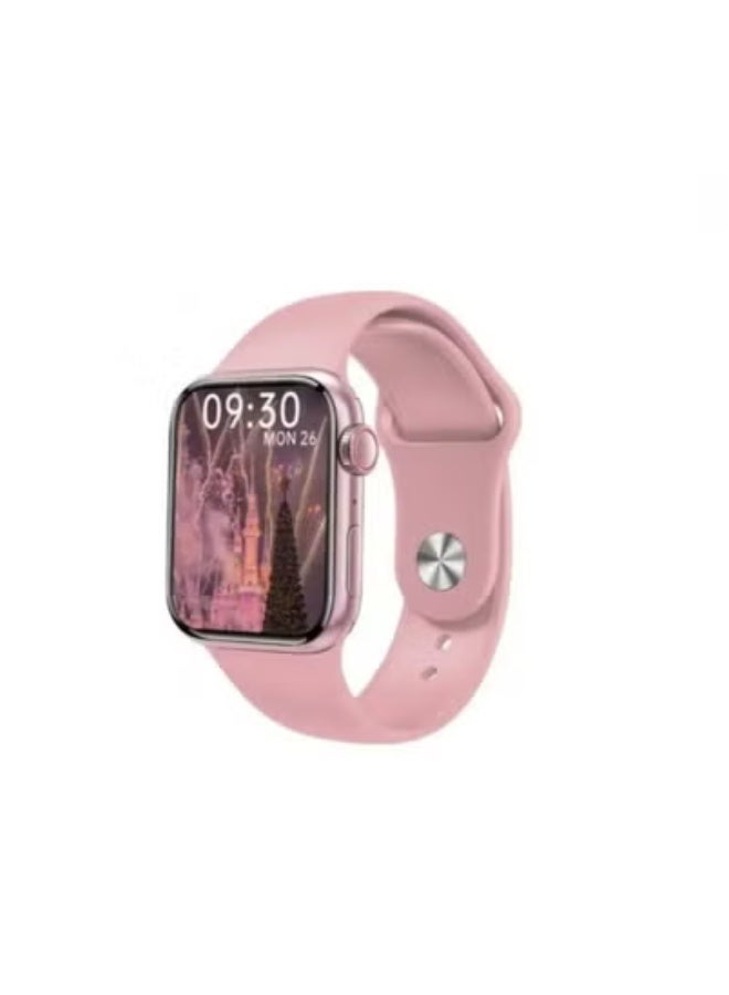 Telzeal TC 08 Mini Smart Watch for Women in Pink – Stylish Digital Watch Gift Set with 3 Interchangeable Straps, Elegant Handbag, Fashion Earrings, Ring & Necklace Chain – Trendy Combo for Ladies – Perfect Gift for Eid, Birthdays, Anniversaries & Special Occasions  - Image 1