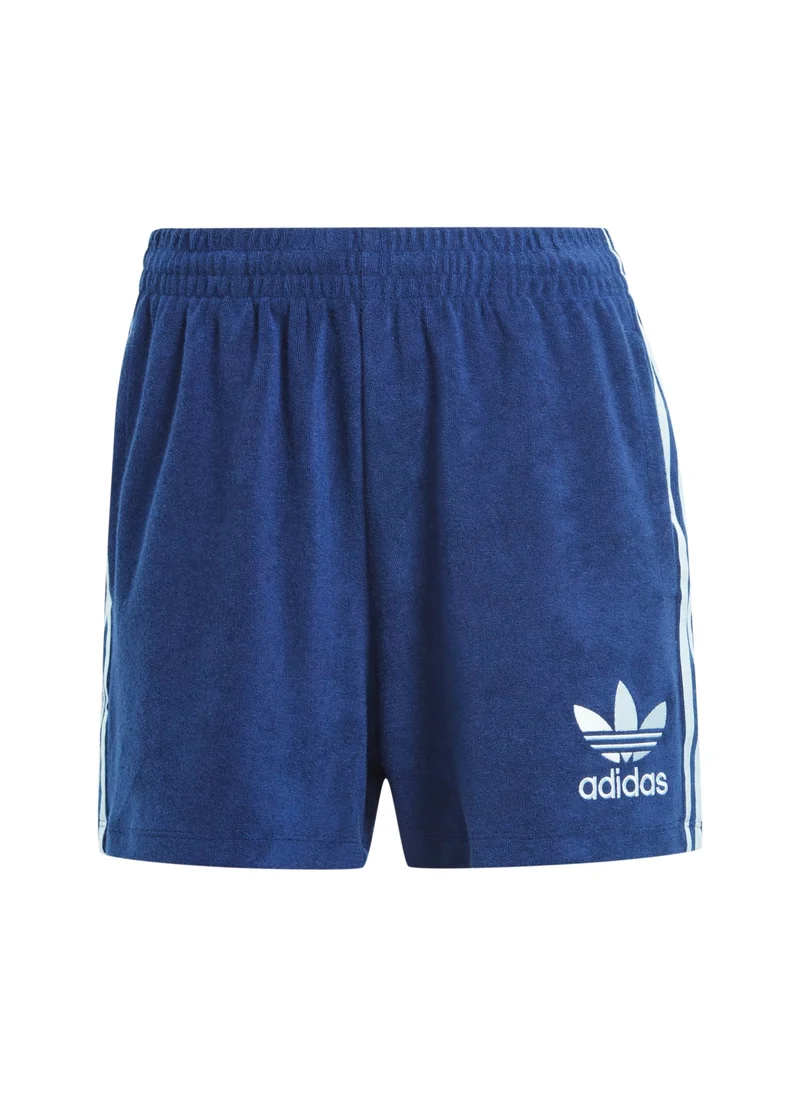 اديداس adidas TERRY SHORT Blue Originals Women SHORTS