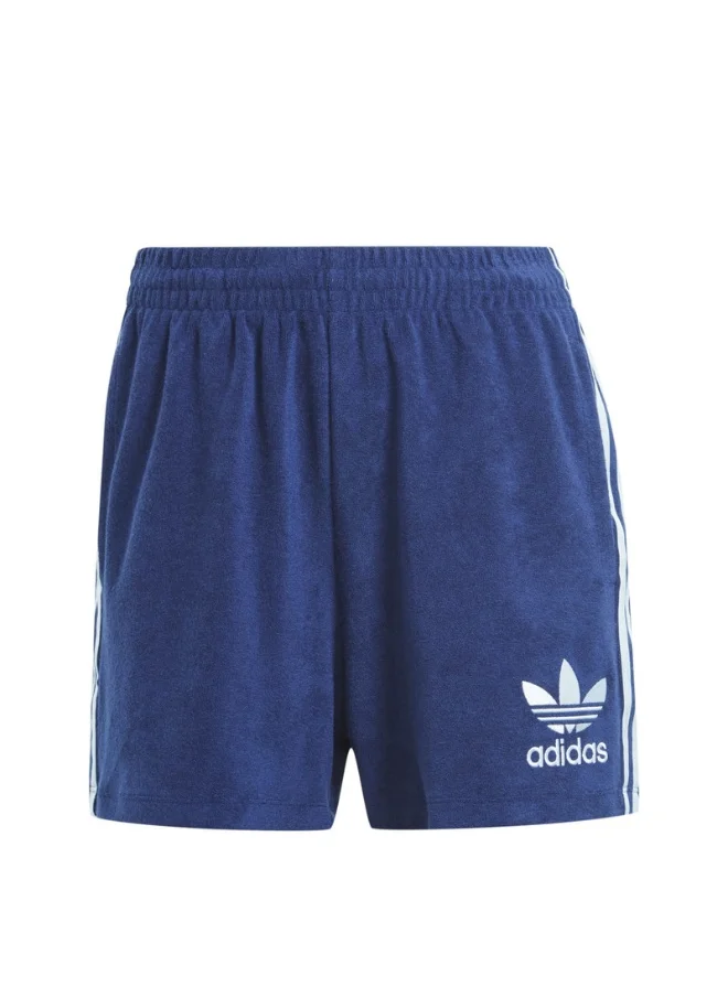 Adidas adidas TERRY SHORT Blue Originals Women SHORTS