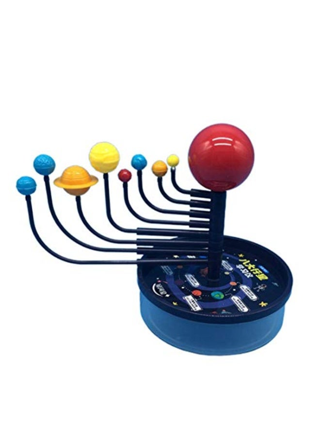 Cozy Solar System Model Educational Toys the Nine Planets Planetarium Learning Model for Pupils Kids Child Solar System Mobile Making Kit Fun Science for Girls Boys Glow in the Dark - Image 1