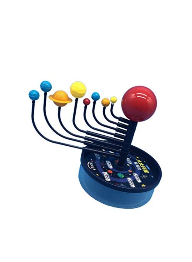 Cozy Solar System Model Educational Toys the Nine Planets Planetarium Learning Model for Pupils Kids Child Solar System Mobile Making Kit Fun Science for Girls Boys Glow in the Dark - Image 3