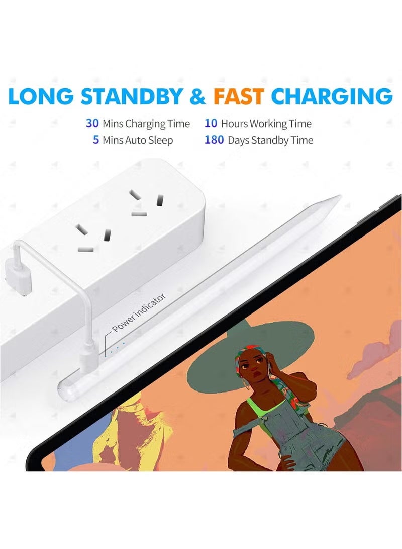 ZAVVY Active Stylus Pen with Storage Box for Huawei MatePad & Honor Pad Series, Magnetic Tablet Pen, School Supplies (NOT for iPad/iPhone) - Image 4