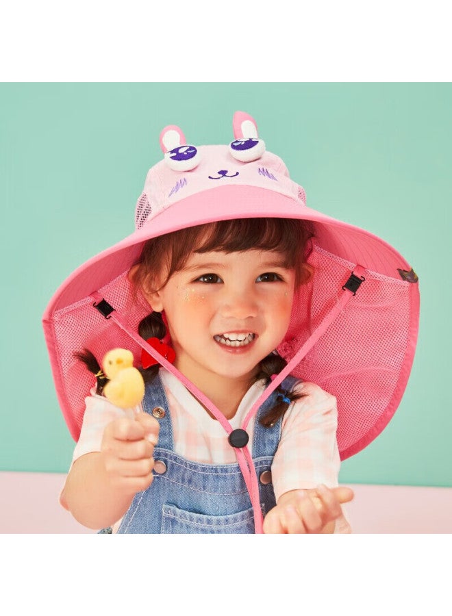 Lemonkid Children's Sun Protection Hat, Summer Baby Uv-resistant Sunhat, Boys' Sun Hat, Girls' Parent-child Fisherman Hat - Image 4