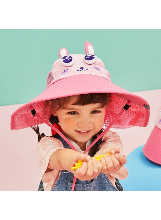 Lemonkid Children's Sun Protection Hat, Summer Baby Uv-resistant Sunhat, Boys' Sun Hat, Girls' Parent-child Fisherman Hat - Image 3