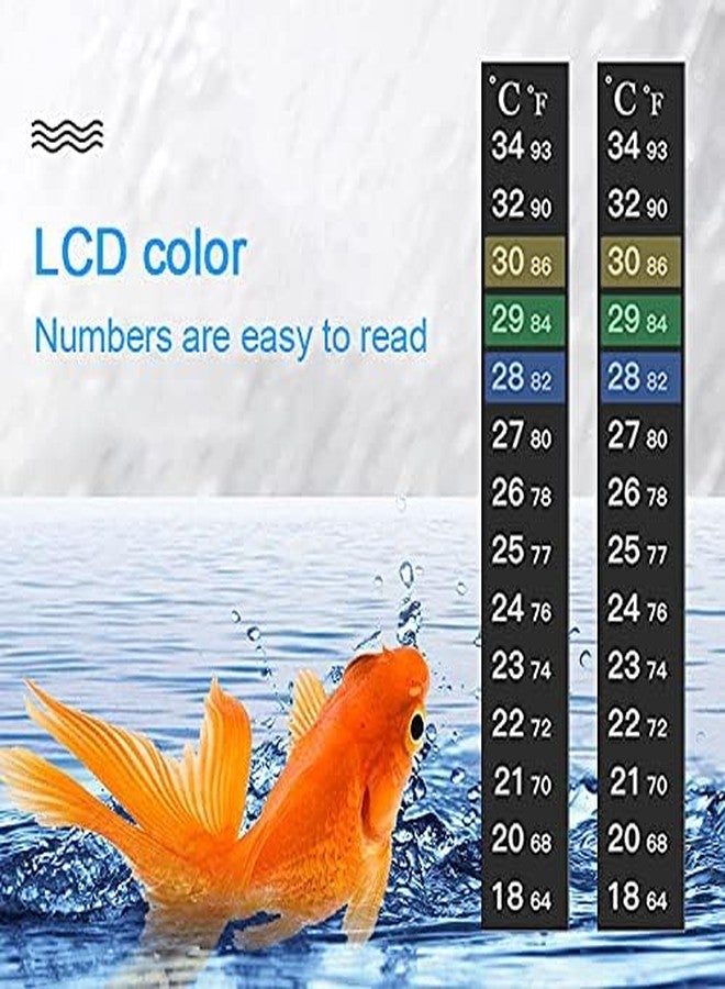 ARK AQUATICS مقياس حرارة لاصق لحوض السمك من شركة ARK AQUATICS (عبوة من قطعتين) - Image 2
