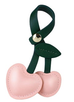 Oasisgalore Cherry Bag Charm, Cute Cherry Charm for Purse Handbags Bag Accessories PU Cherry Key Charms  - Image 1