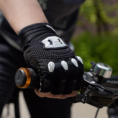 Seibertron Youth Dirtclaw Gloves - BMX MX ATV MTB Road Racing Mountain Bike Cycling Gloves Black L - Image 4