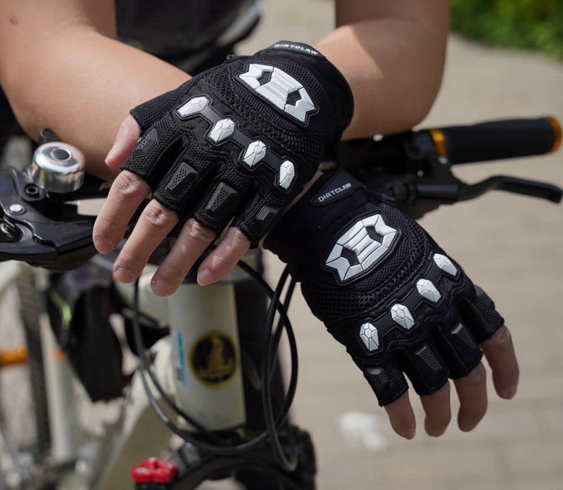 Seibertron Youth Dirtclaw Gloves - BMX MX ATV MTB Road Racing Mountain Bike Cycling Gloves Black L - Image 5