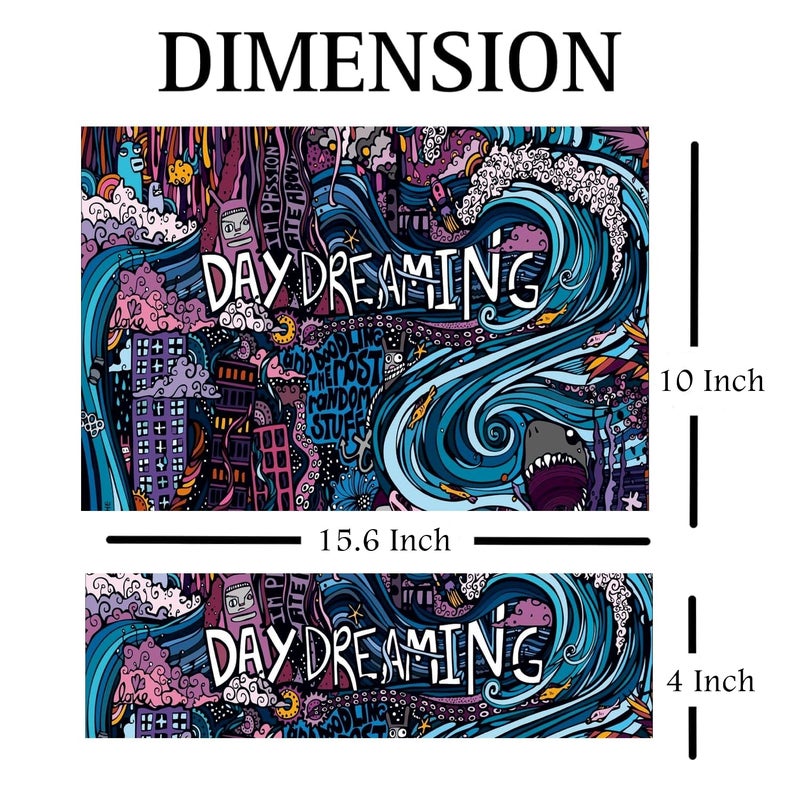 PIXELARTZ Laptop Skin Abstract Graffiti Art Painting Floral HD Quality 15.6 Inches Multi Colour (9083, Full Body) - Image 4