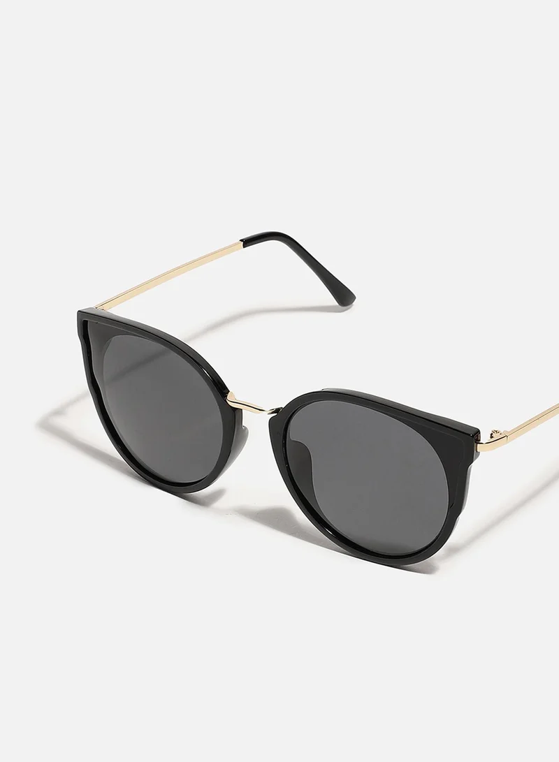 Haute Sauce  Black Wayfarer Sunglass for Women | Best Price UAE