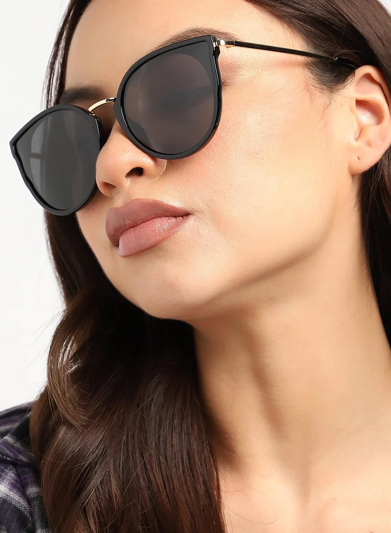 Haute Sauce  Black Wayfarer Sunglass for Women | Best Price UAE