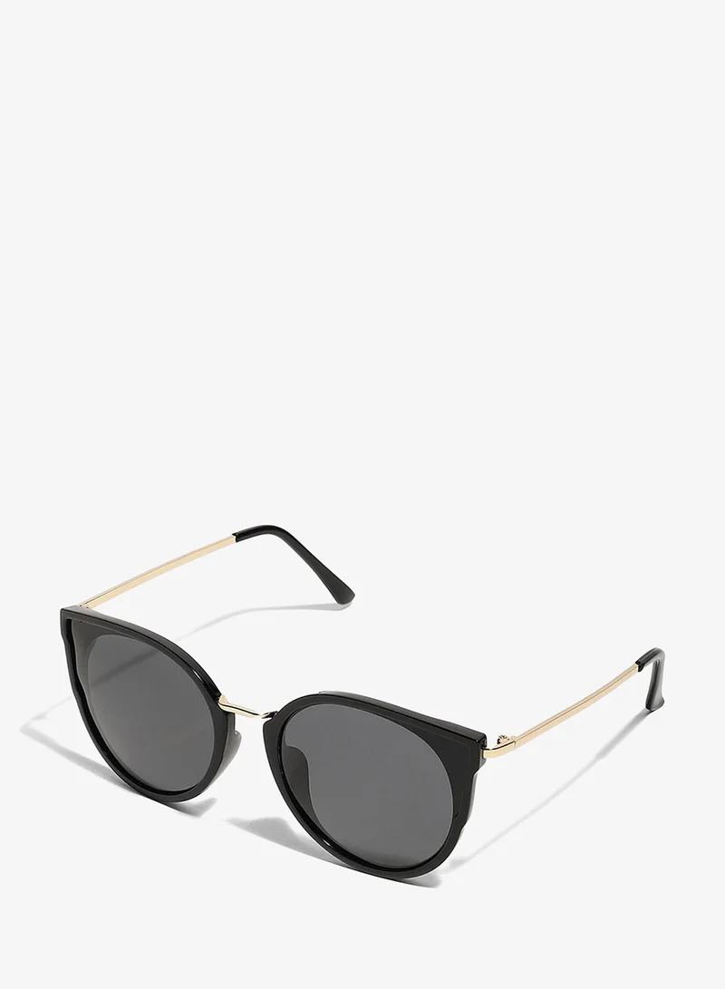 Haute Sauce Black Wayfarer Sunglass