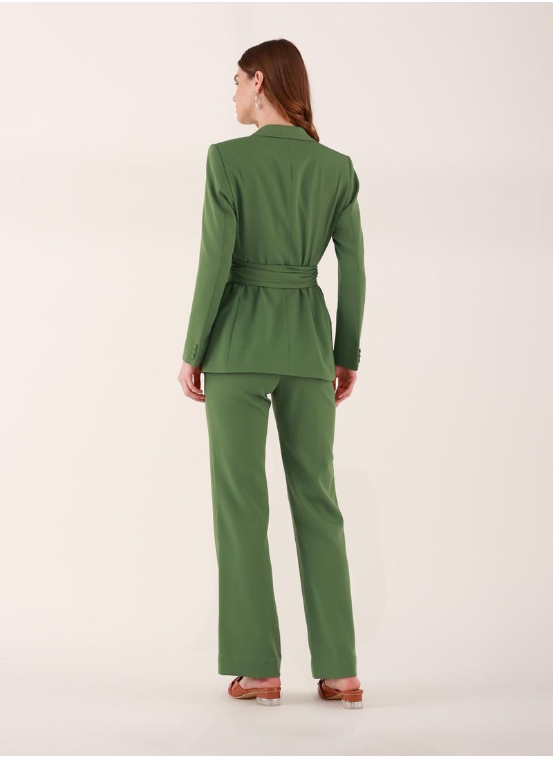 IZEL - Emma Two Piece Suit Set With pants - Image 1