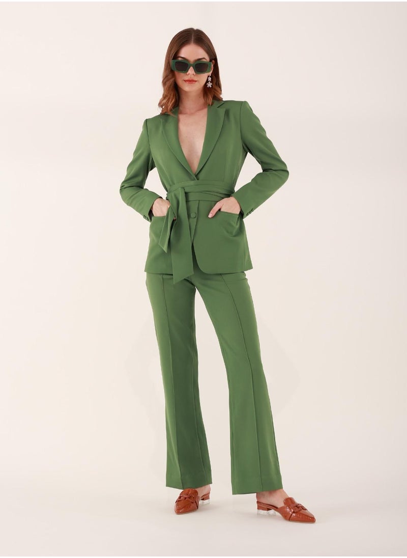 IZEL - Emma Two Piece Suit Set With pants - Image 1