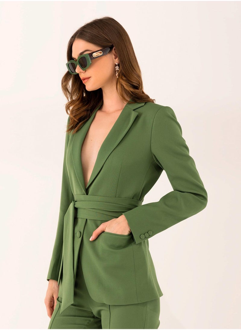 IZEL - Emma Two Piece Suit Set With pants - Image 1