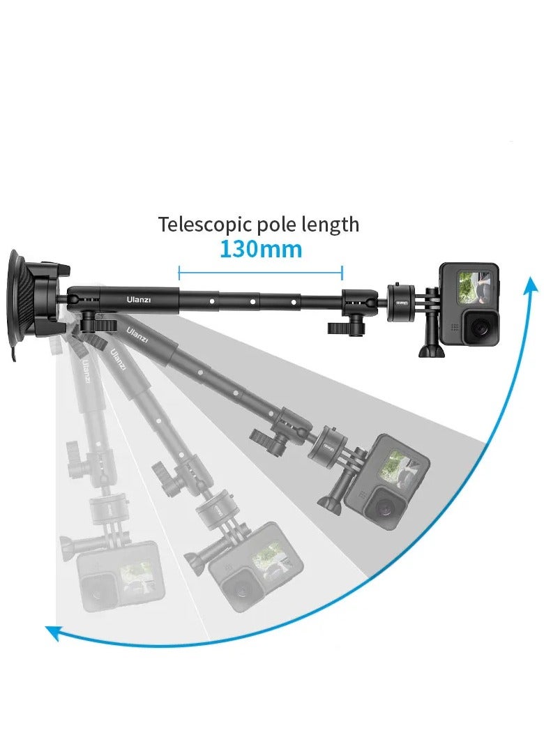 Ulanzi ZJ01 Magnetic Suction Cup Mount For Action Camera Smartphone - Image 4