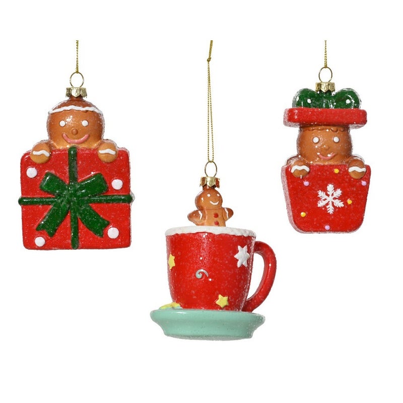 تمثال كايمينكج من خبز الزنجبيل - تمثال لامع من البوليسترين، 10 سم زينة عيد الميلاد، زينة عيد الميلاد، تمثال عطلة، ديكور داخلي للمنزل، 1 قطعة بتصاميم متنوعة