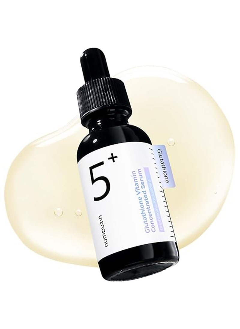 numbuzin - numbuzin No.5 Vitamin Concentrated Serum | Glutathione & Vitamin Serum, Dark Spot, Korean Skincare 1.01fl.oz/30ml - Image 1