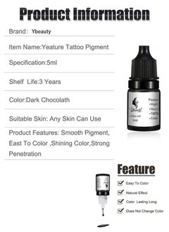 Coconut 3 Color Pigment Set for Lip Gloss and Brow Permanent Makeup Pigment Ink Supplies for Lips and Brows Waterproof Long Lasting Professional Pigment 5ml*3  - Image 4