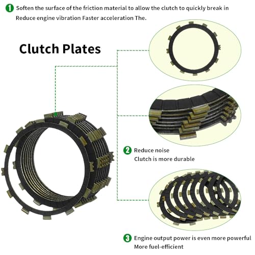 WEICHENGXIN Clutch Kit Heavy Duty Springs & Cover Gasket Compatible with Yamaha Raptor 700 700R 2006-2023 - Image 2