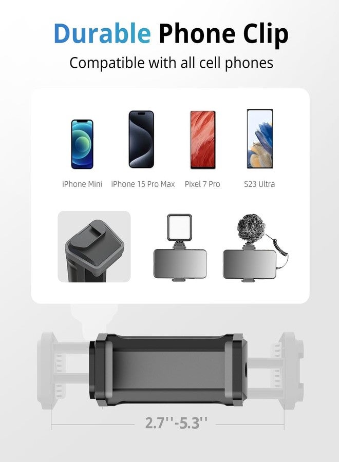 UBeesize Camera Tripod with Remote, Flexible Tripod Stand with Phone Holder and Action Camera Mount Adapter for iPhone Samsung Cellphones, Canon Nikon Sony Cameras - Image 5