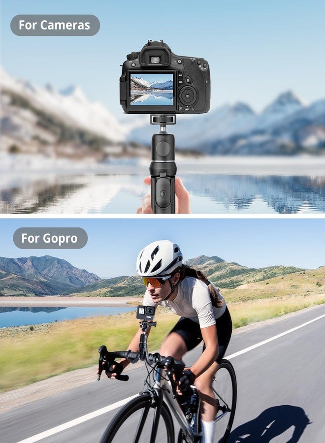 UBeesize Camera Tripod with Remote, Flexible Tripod Stand with Phone Holder and Action Camera Mount Adapter for iPhone Samsung Cellphones, Canon Nikon Sony Cameras - Image 4