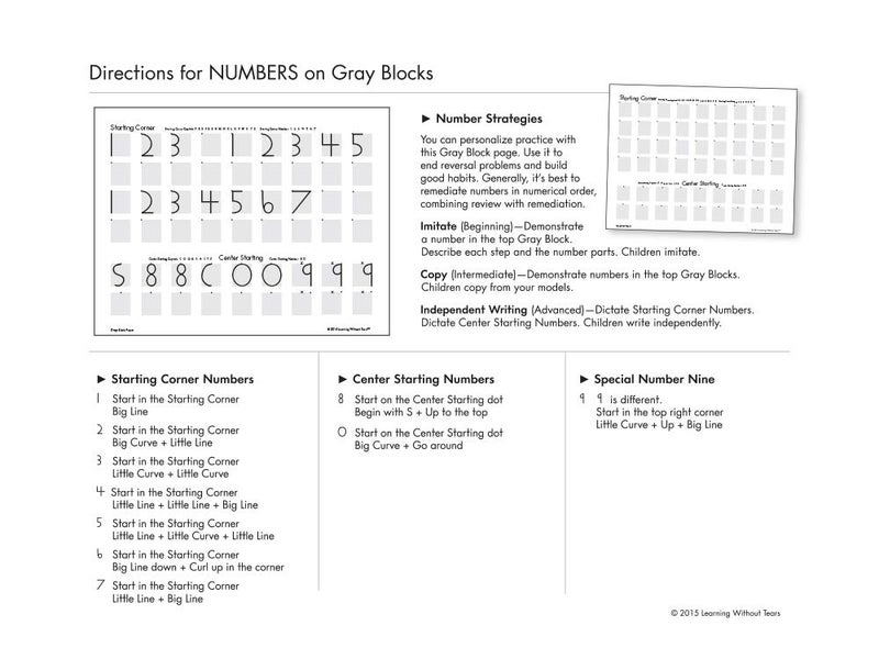 Handwriting Without Tears Learning Without Tears Gray Black Paper- Handwriting Without Tears®- Trans K–Grade 1, Print Capitals and Numbers Practice Paper, Letter Formation, Beginning Handwriting- for School or Home Use - Image 3