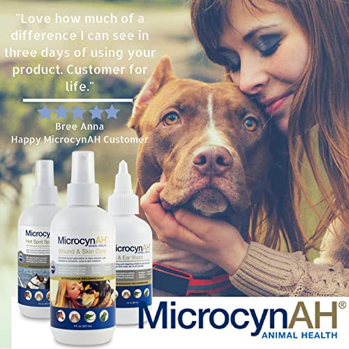 Microcyn AH Manna Pro Microcyn AH Wound & Skin Care Spray for Pets 89ml, 3 Ounces, WHITE - Image 5