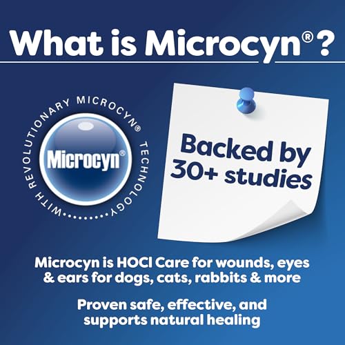 Microcyn AH Manna Pro Microcyn AH Wound & Skin Care Spray for Pets 89ml, 3 Ounces, WHITE - Image 3