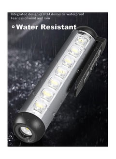 Y&D LED Work Flashlight, Rechargeable Small Flashlight with Magnetic Base and Clip, Waterproof 4 Modes for Camping Emergency Outdoor Use, 2 Pack  - Image 5