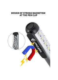 Y&D LED Work Flashlight, Rechargeable Small Flashlight with Magnetic Base and Clip, Waterproof 4 Modes for Camping Emergency Outdoor Use, 2 Pack  - Image 4