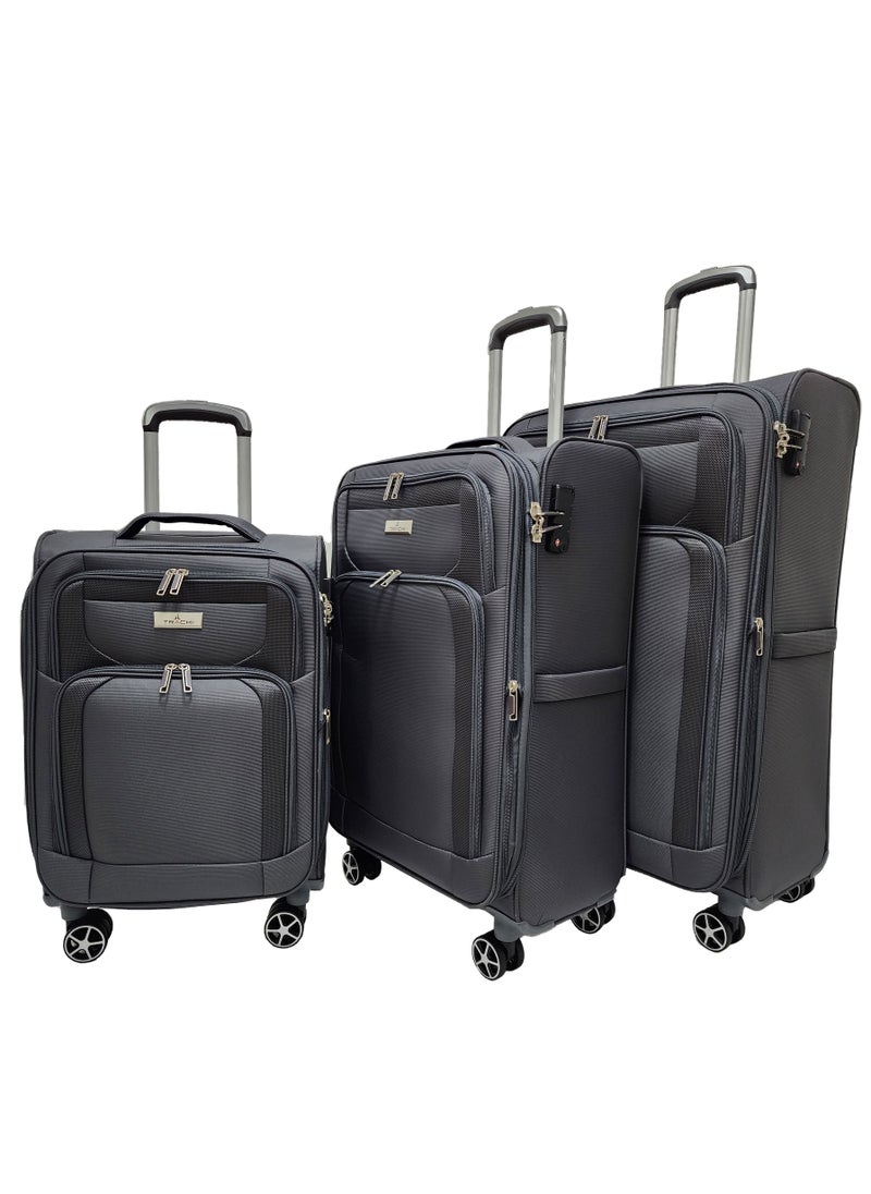 Track Suitcase Luggage Sets - Lightweight Expandable Suitcase set of 3 pieces - Trolley Bag for Travel with Spinner Wheels 4  - Image 1