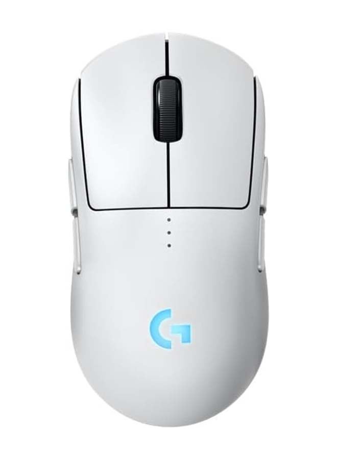 Logitech G PRO 2 LIGHTSPEED Wireless Gaming Mouse, Right- or Left-Handed Mouse with up to 4 Customisable and Switchable Magnetic Side Buttons, 44K DPI Sensor, USB-C Charging, for PC/Mac - White I 910-007303 - Image 1