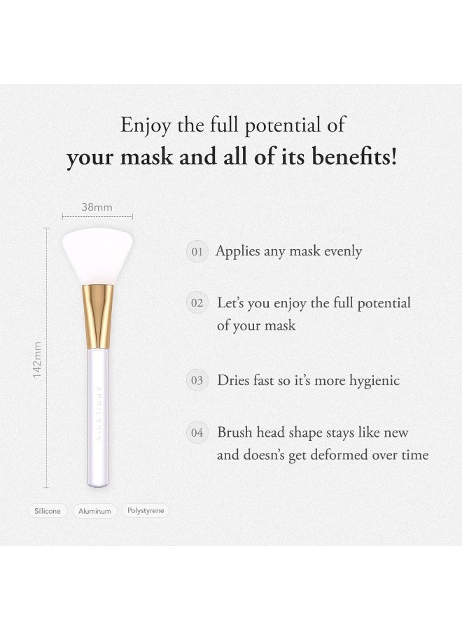 APRILSKIN April Skin Silicone Jelly Brush Face Mask Applicator Soft Even Coverage Tool 1 Pc - Image 2