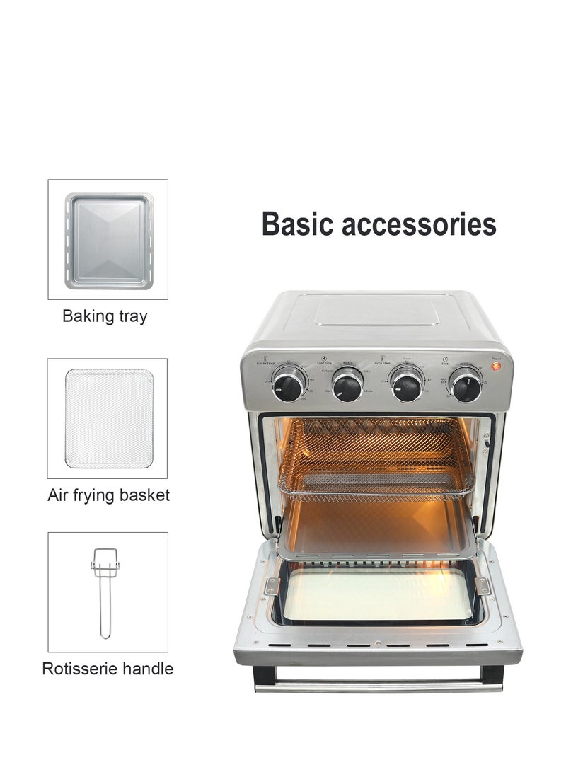 فيسيو قلاية فيسيو الهوائية 6 في 1 | فرن متعدد الوظائف وقلاية هوائية | طهي بدون زيت | دوران هواء سريع | سعة 26 لتر - Image 5