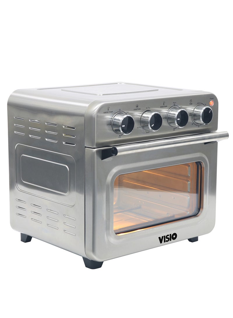 فيسيو قلاية فيسيو الهوائية 6 في 1 | فرن متعدد الوظائف وقلاية هوائية | طهي بدون زيت | دوران هواء سريع | سعة 26 لتر - Image 4